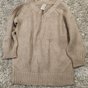 Cozy Beige Knit Sweater